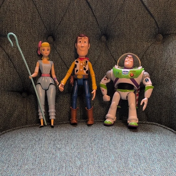 Disney Toy Story Figures - Woody, Buzz, and Bo Peep - Picture 1 of 1